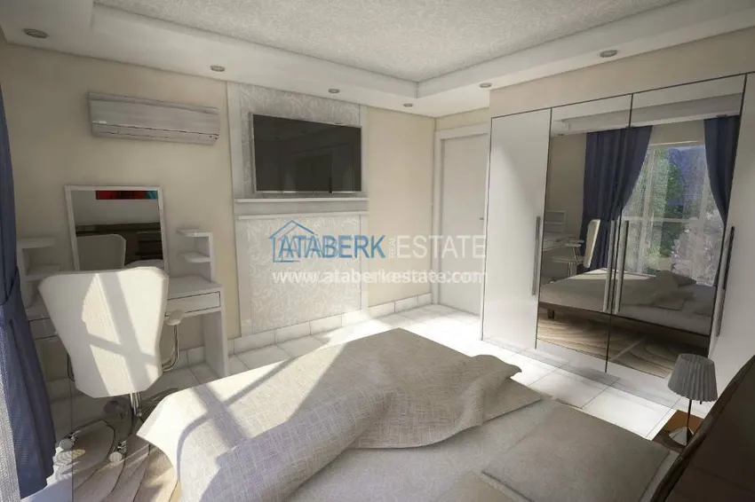 Приобрести Апартаменты 2+1 в новом комплексе района Махмутлар 11 