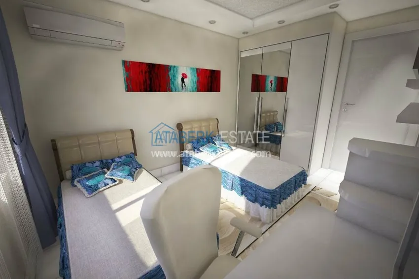 Приобрести Апартаменты 2+1 в новом комплексе района Махмутлар 13 