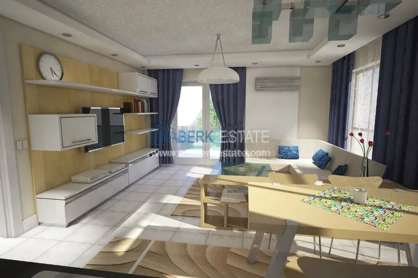 Приобрести Апартаменты 2+1 в новом комплексе района Махмутлар 14 