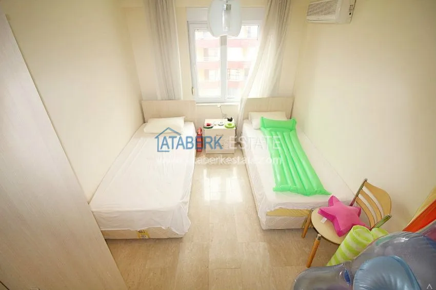 Приобрести Меблированная 2+1 с прямым видом на море от собственника в 50м от пляжа 14 