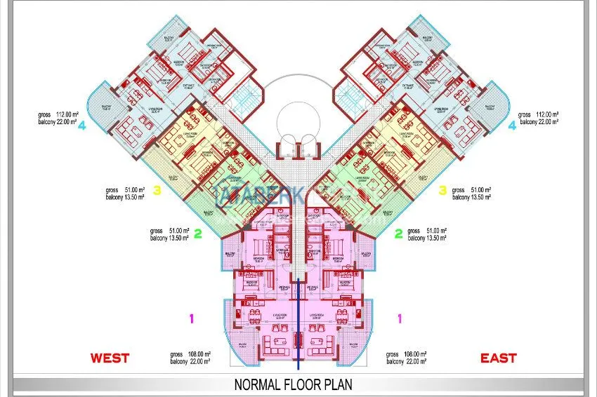 Приобрести Комплекс класса Люкс в Махмутлар. 6 