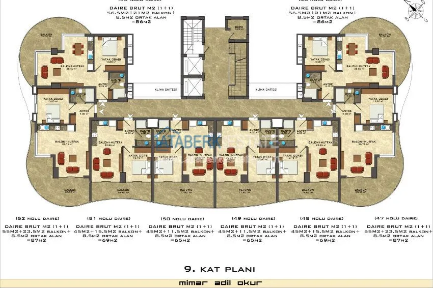 Приобрести Квартира в комплексе от застройщика в Махмутларе, Алания 4 