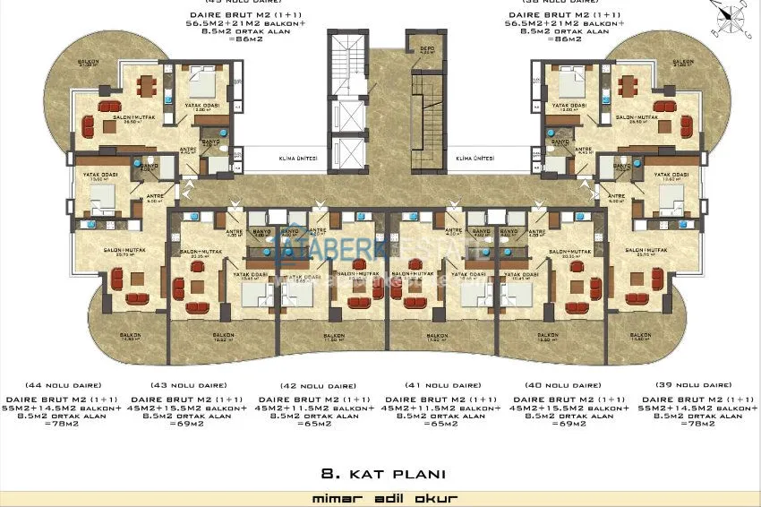 Приобрести Квартира в комплексе от застройщика в Махмутларе, Алания 5 