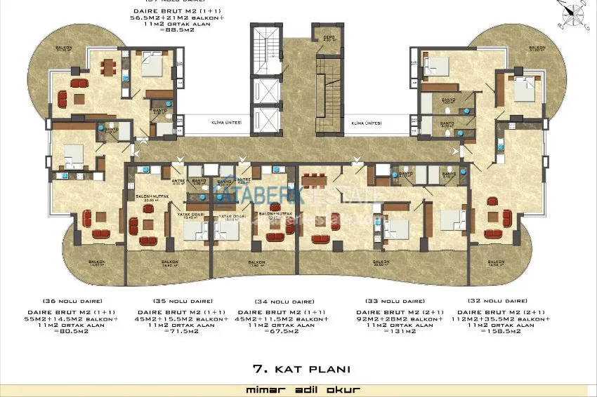 Приобрести Квартира в комплексе от застройщика в Махмутларе, Алания 6 