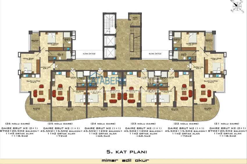 Приобрести Квартира в комплексе от застройщика в Махмутларе, Алания 8 