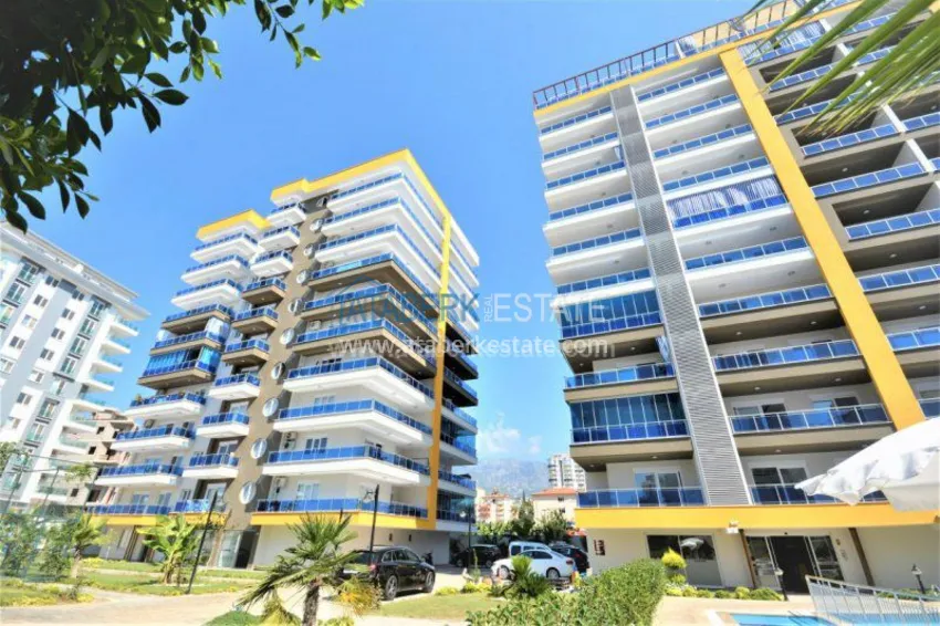 Апартаменты в центре Алании у пляжа Клеопатры 3 