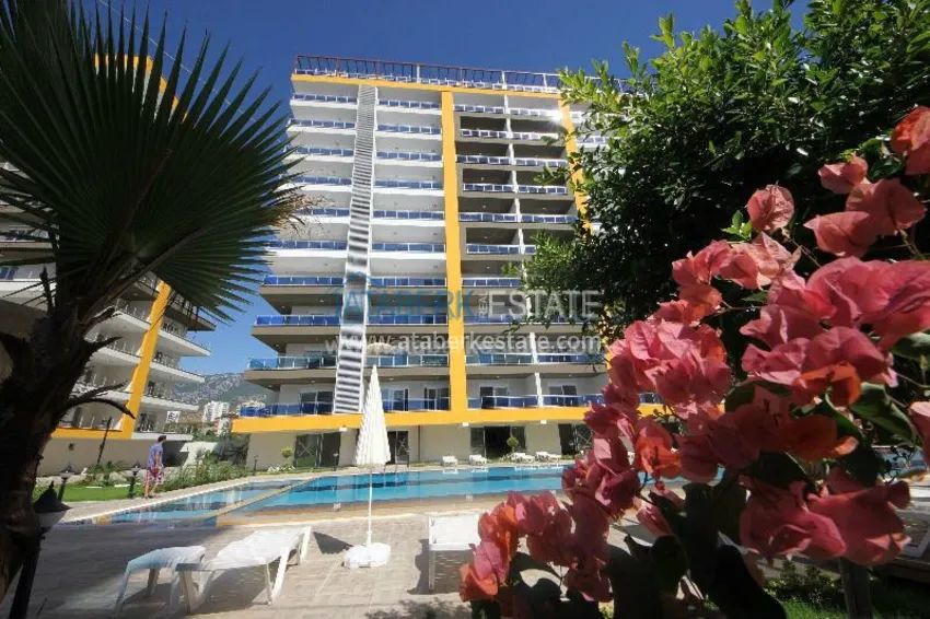 Апартаменты в центре Алании у пляжа Клеопатры 4 