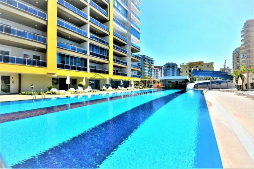 Апартаменты в центре Алании у пляжа Клеопатры 7 