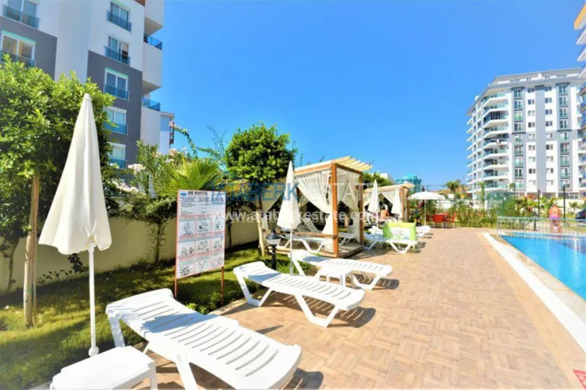 Апартаменты в центре Алании у пляжа Клеопатры 8 