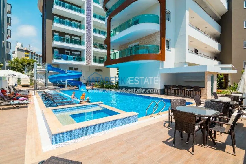 Апартаменты в центре Алании у пляжа Клеопатры 16 