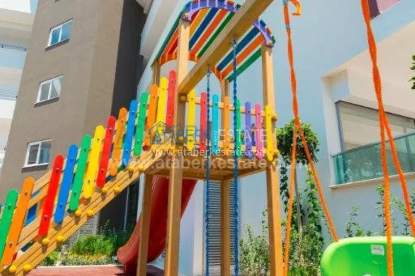 Апартаменты в центре Алании у пляжа Клеопатры 20 