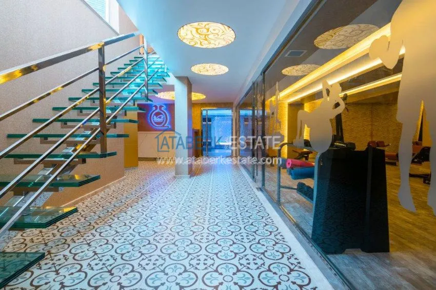 Апартаменты в центре Алании у пляжа Клеопатры 22 