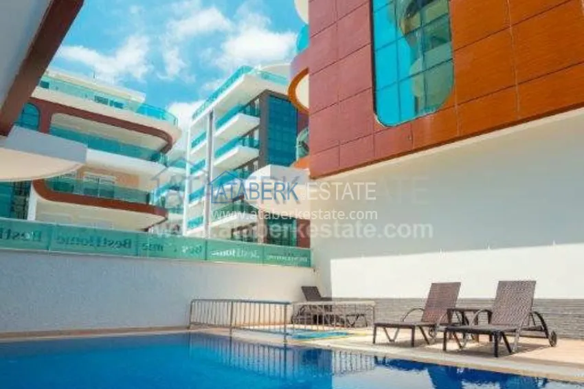 Апартаменты в центре Алании у пляжа Клеопатры 34 