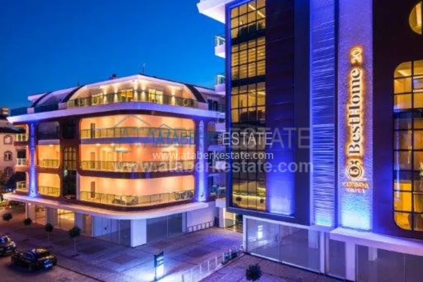 Апартаменты в центре Алании у пляжа Клеопатры 40 