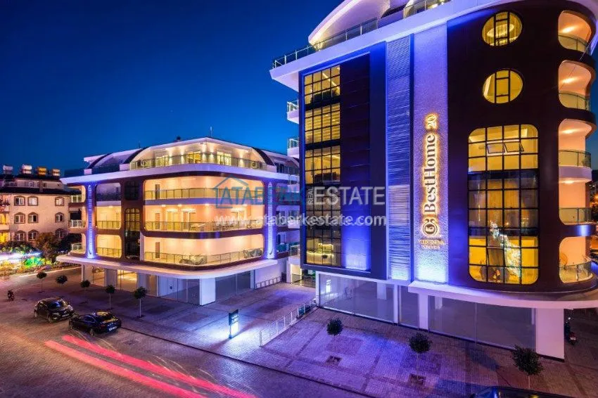 Апартаменты в центре Алании у пляжа Клеопатры 41 