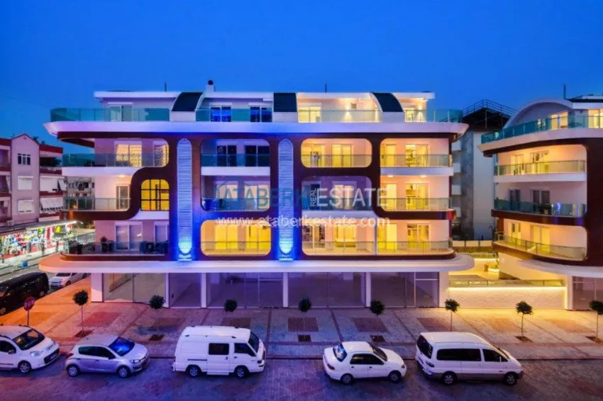 Апартаменты в центре Алании у пляжа Клеопатры 43 