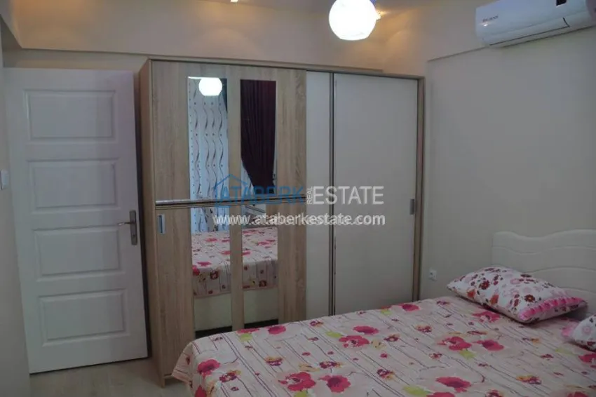 Квартира в комплексе на первой береговой линии в центре Алании 14 