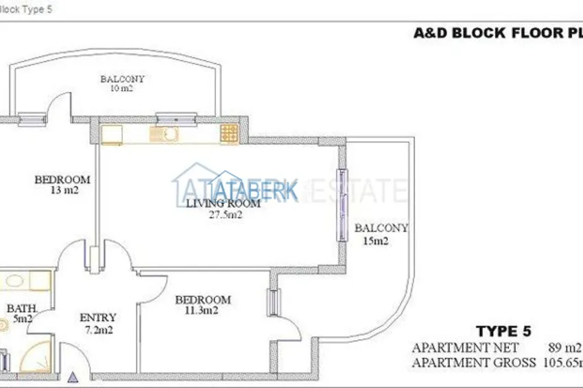 Квартира 2+1 от собственника в комплексе с обширной территорией и богатой инфраструктурой, Престиж  15 