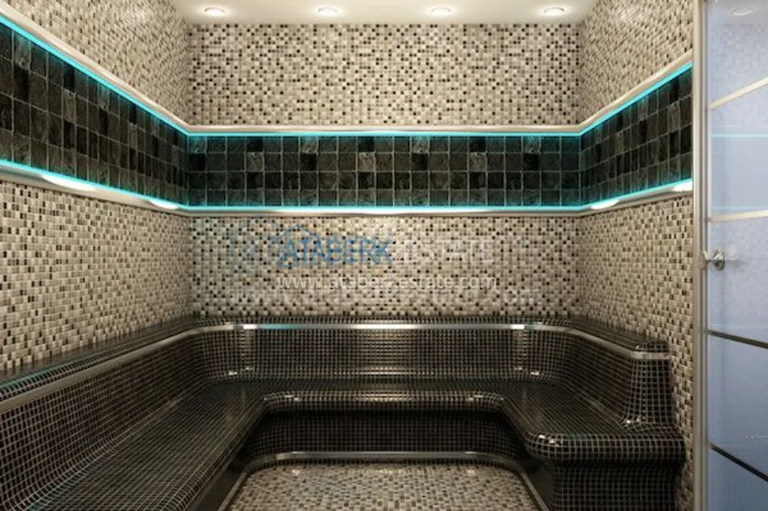 Комплекс на завершающей стадии строительства с собственным пляжем в Алании 9 