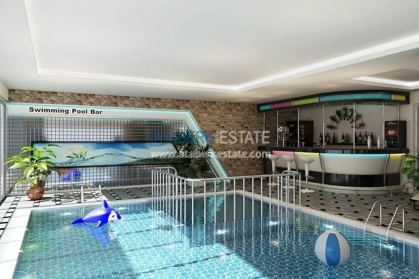 Комплекс на завершающей стадии строительства с собственным пляжем в Алании 10 