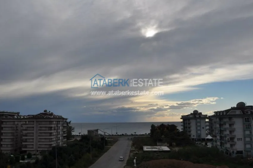 Квартира дублекс с видом на море в Кестеле, Алания 5 