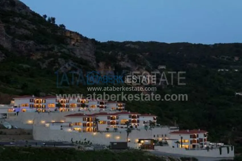 Квартиры в малоэтажном комплексе с панорамным видом на море в Конаклы, Алания 47 