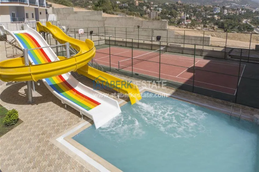 Квартиры в малоэтажном комплексе с панорамным видом на море в Конаклы, Алания 51 