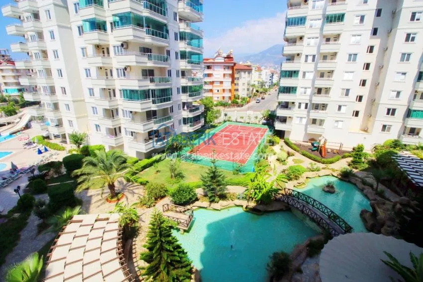 Апартаменты с двумя спальнями в престижном районе Оба  3 