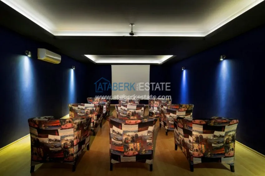 Элитные квартиры в престижном комплексе у пляжа Клеопатры в Алании 3 