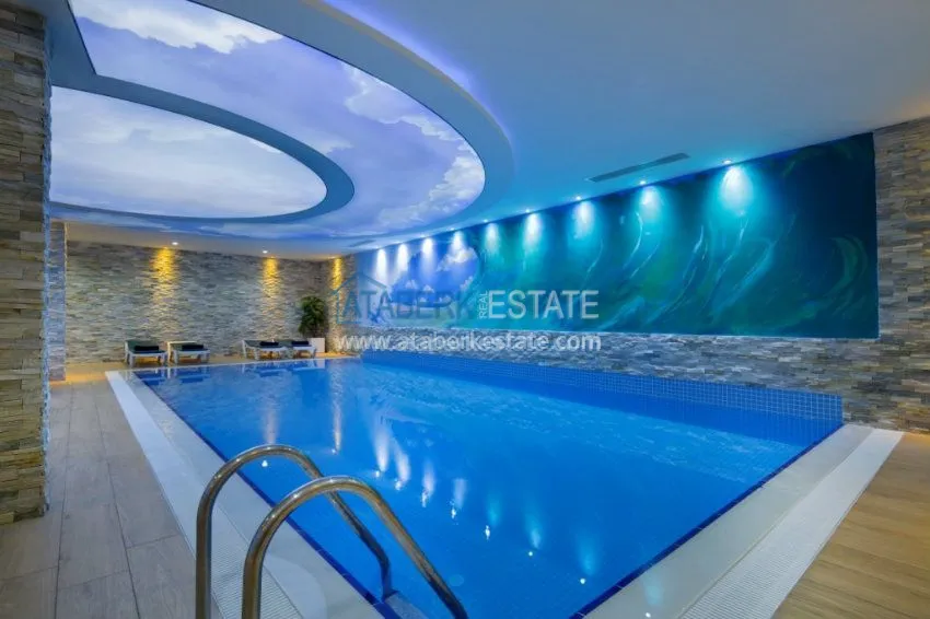 Элитные квартиры в престижном комплексе у пляжа Клеопатры в Алании 10 