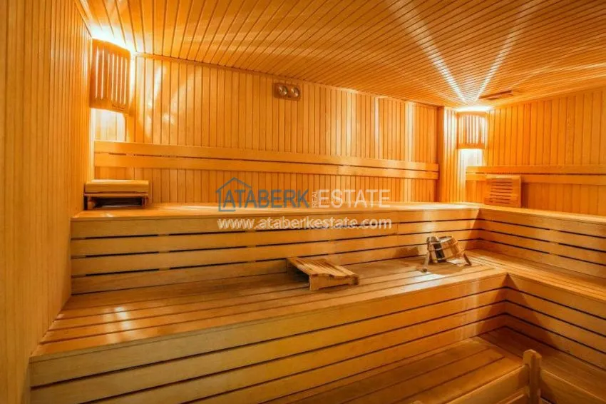 Апартаменты с двумя спальнями в престижном районе Оба  9 