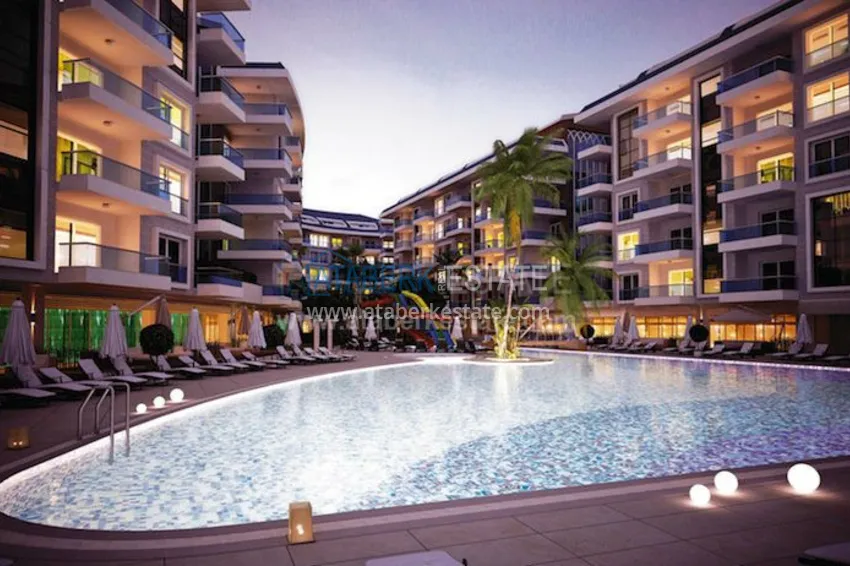 Комплекс с инфраструктурой отеля в районе университета и русской школы в Алании 2 