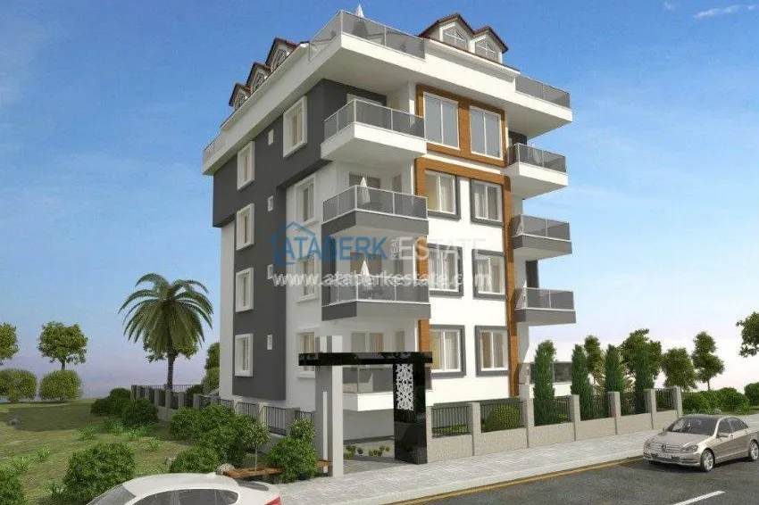 Квартира-дублекс в комплексе крупного застройщика в самом центре Алании 3