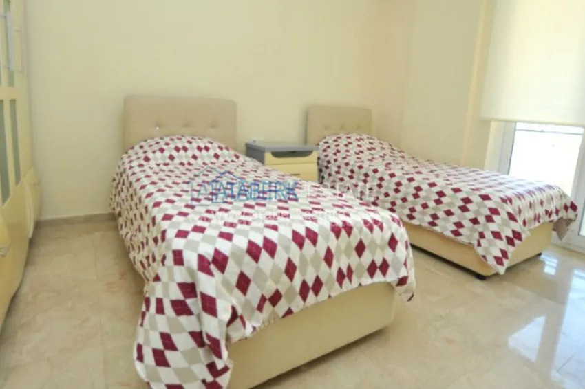 Прекрасная квартира с видом на бассейн с чистовой отделкой в центре Махмутлара 7 