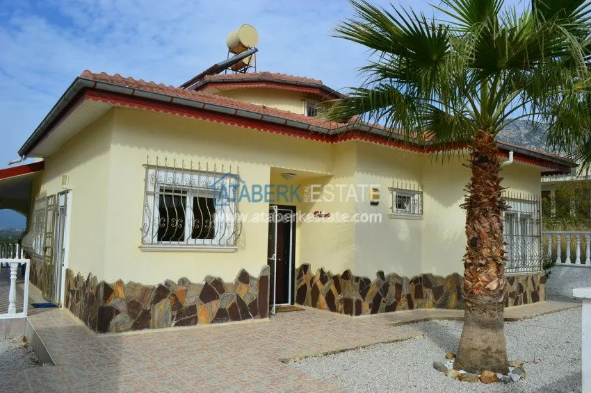 Прекрасная вилла с видом на море 3+1 в Каргыджаке 33