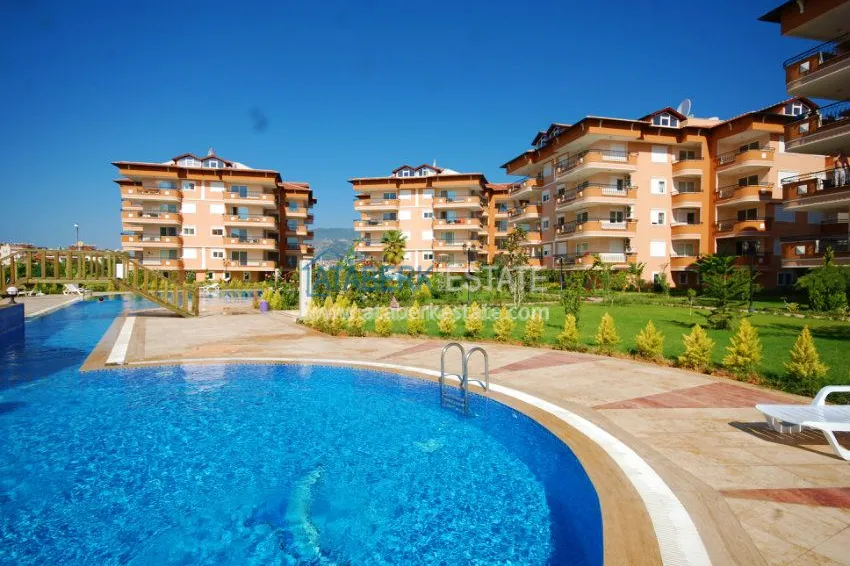 Зеленый комплекс с большой территорией в уютном районе Оба 26