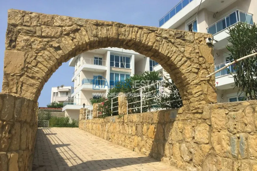 1+1 в состоянии новой с видом на море по шок цене в Авсалларе 13 