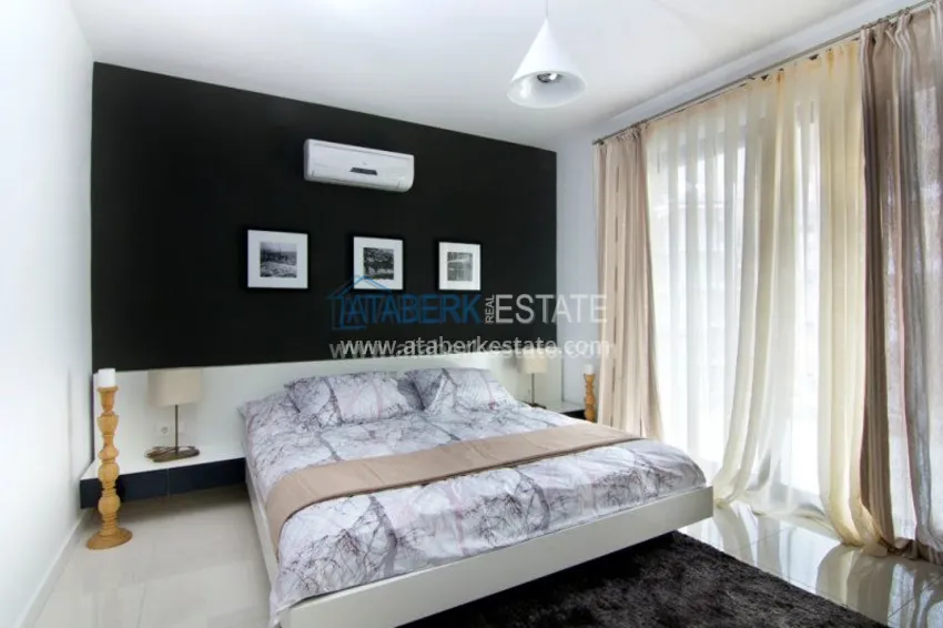 Комплекс с инфраструктурой отеля в районе университета и русской школы в Алании 50 