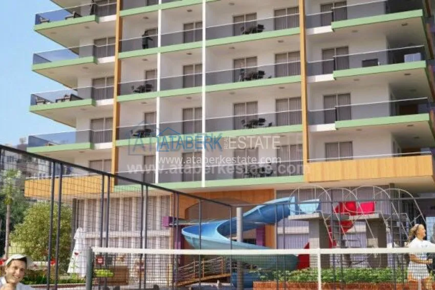Апартаменты 1+1 в Махмутларе 11 
