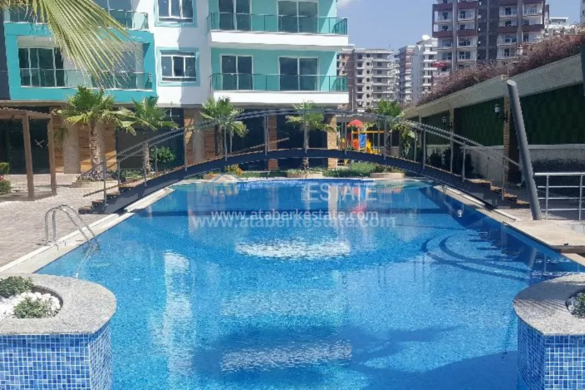 Просторная квартира 2+1 в шикарном комплексе района Махмутлар. 16 