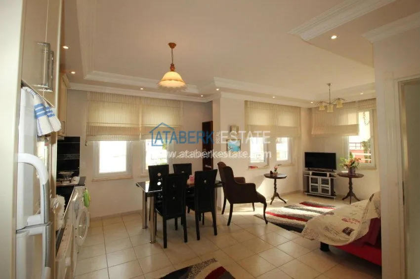 Двукомнатные апартаменты в центре Алании 8 