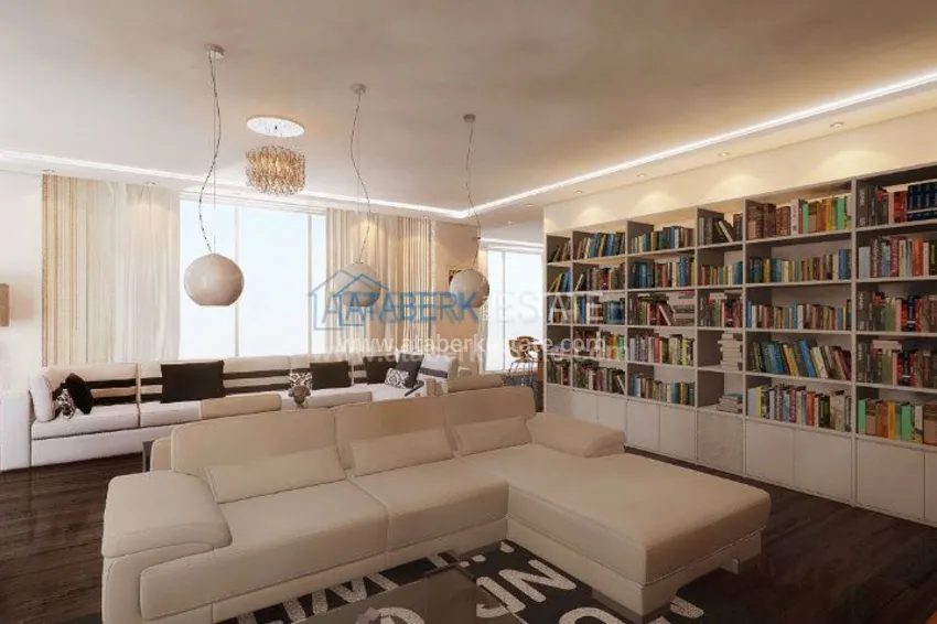 Солнечная квартира 2+1 в Махмутларе 15 