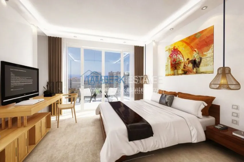 Солнечная квартира 2+1 в Махмутларе 16 