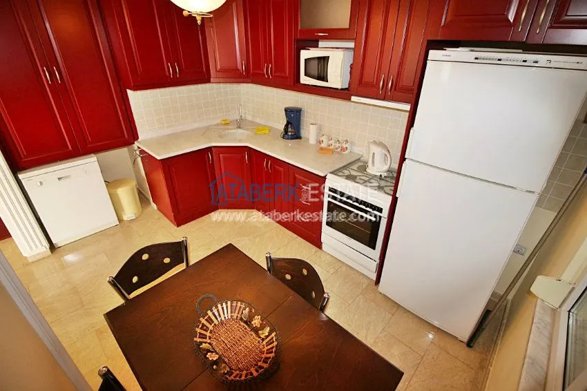 3+1 c частичным видом на море в Махмутларе 32 