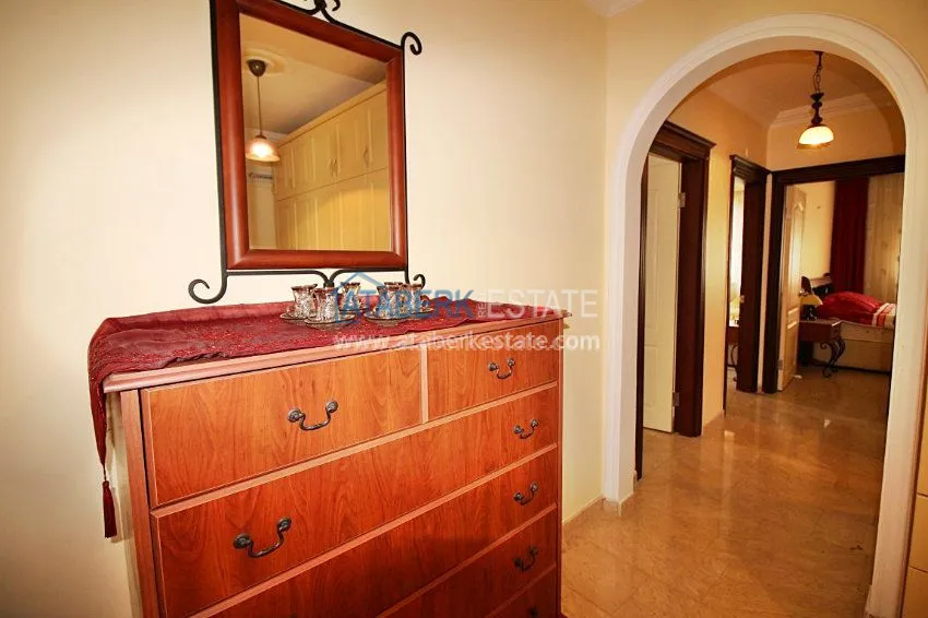 3+1 c частичным видом на море в Махмутларе 34 