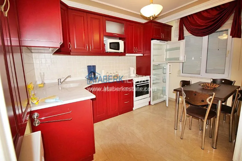 3+1 c частичным видом на море в Махмутларе 36 