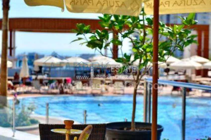 Апартаменты 1+1 в роскошном комплексе с собственным пляжем в Алании 10 