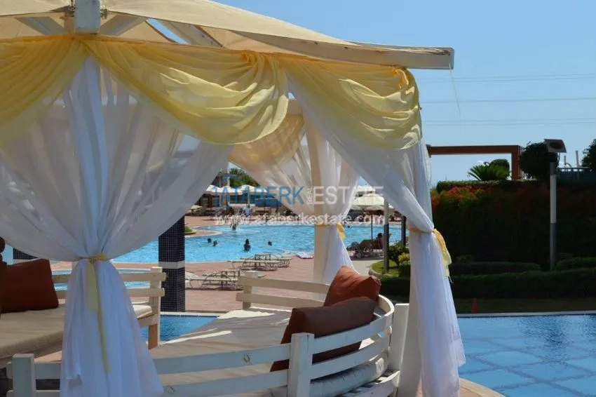 Апартаменты 1+1 в роскошном комплексе с собственным пляжем в Алании 13 