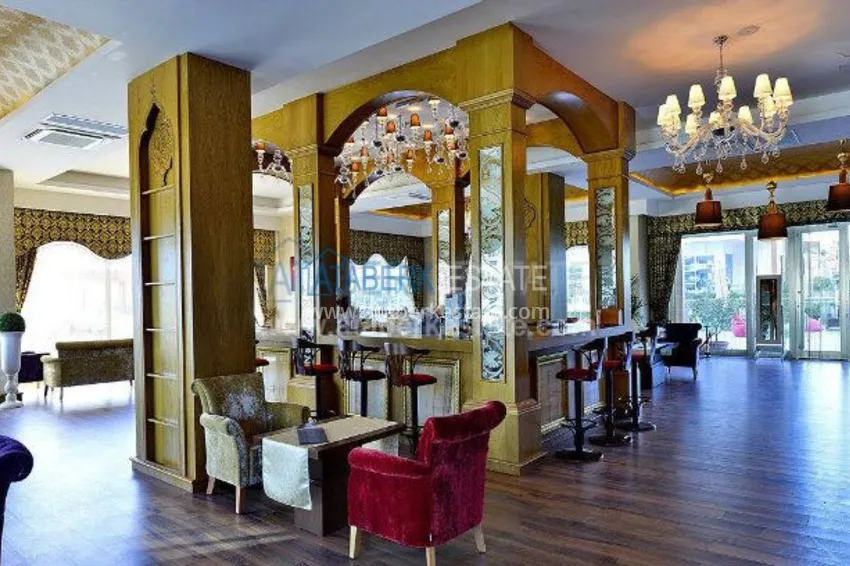 Апартаменты 1+1 в роскошном комплексе с собственным пляжем в Алании 17 