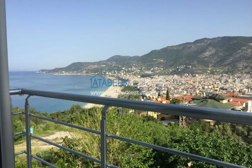 Эксклюзивная 3+1 в самом сердце Алании, на крепости, с потрясающим видом на море и пляж Клеопатры 5 